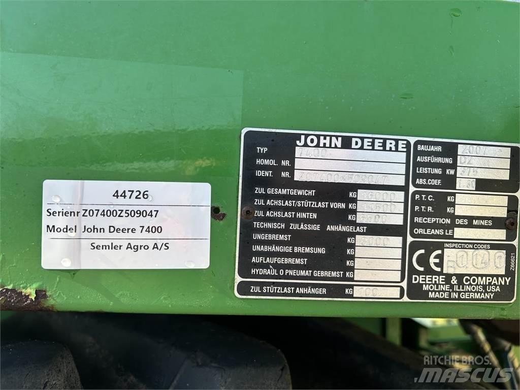 John Deere 7400 Cosechadoras de forraje