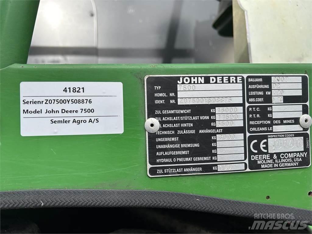 John Deere 7500 Cosechadoras de forraje