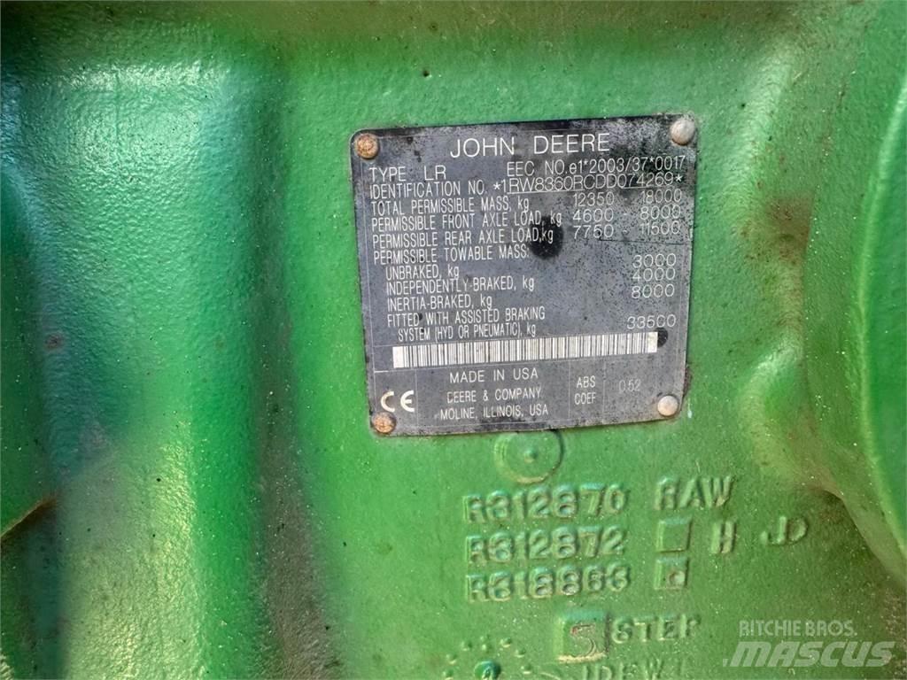 John Deere 8360R Tractores