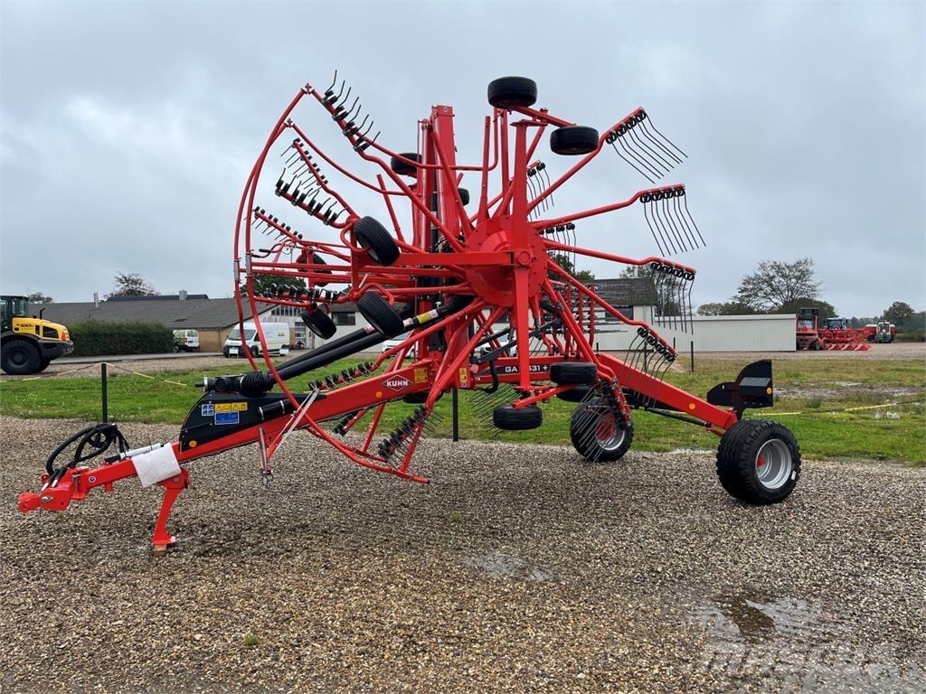 Kuhn GA9531 + Rastrillos y henificadores
