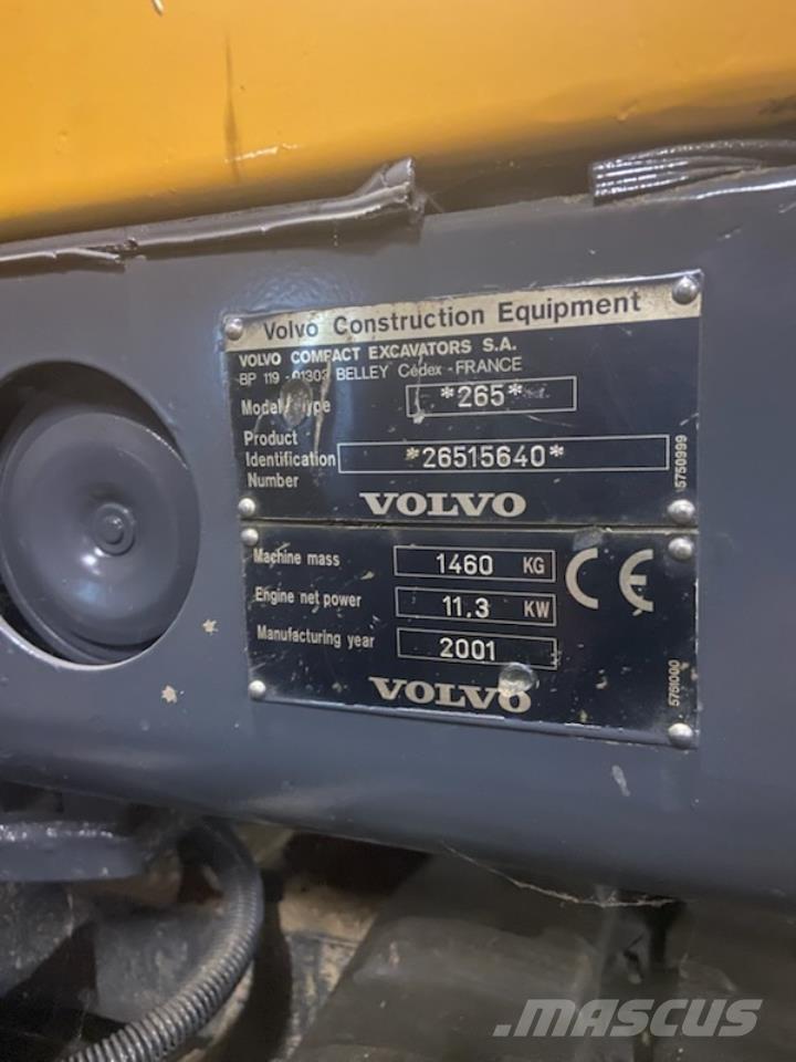 Volvo EC 15 Mini excavadoras < 7t
