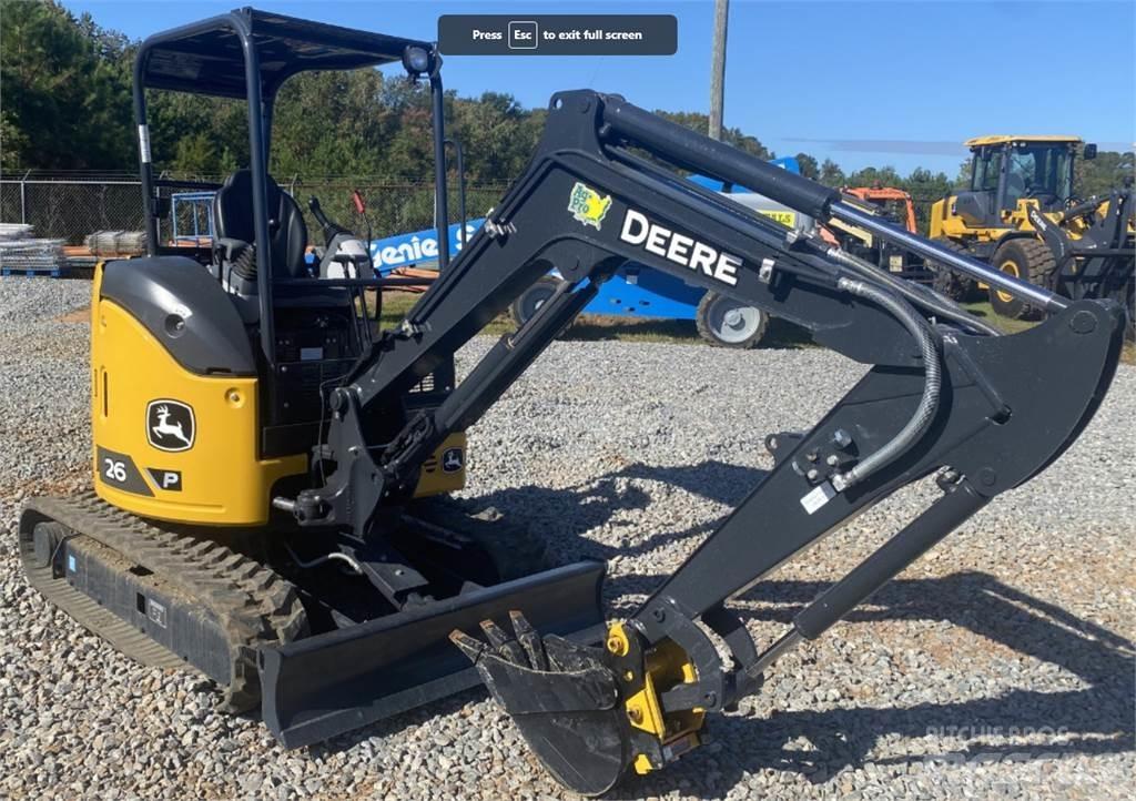 John Deere 26 P Mini excavadoras < 7t