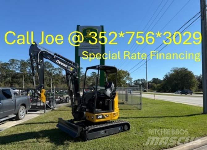John Deere 26 P Mini excavadoras < 7t