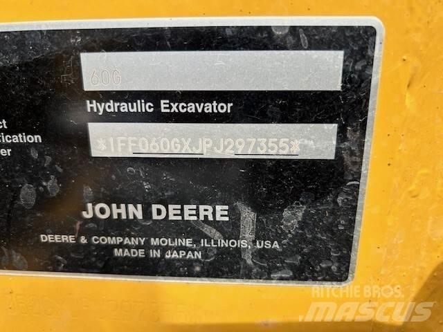John Deere 60G Mini excavadoras < 7t