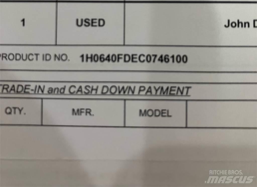 John Deere 640FD Accesorios para cosechadoras combinadas