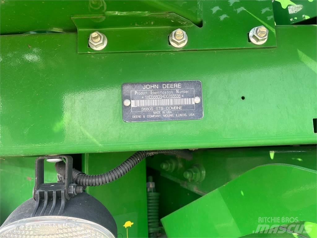 John Deere S680 Cosechadoras combinadas