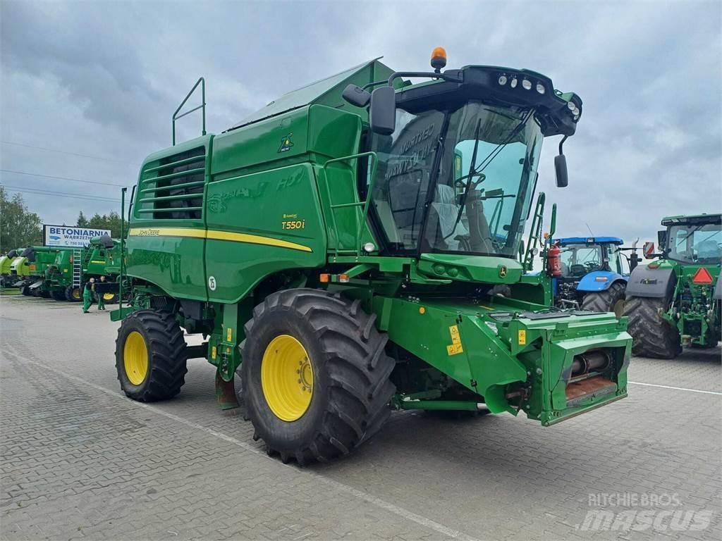 John Deere T550 Cosechadoras combinadas