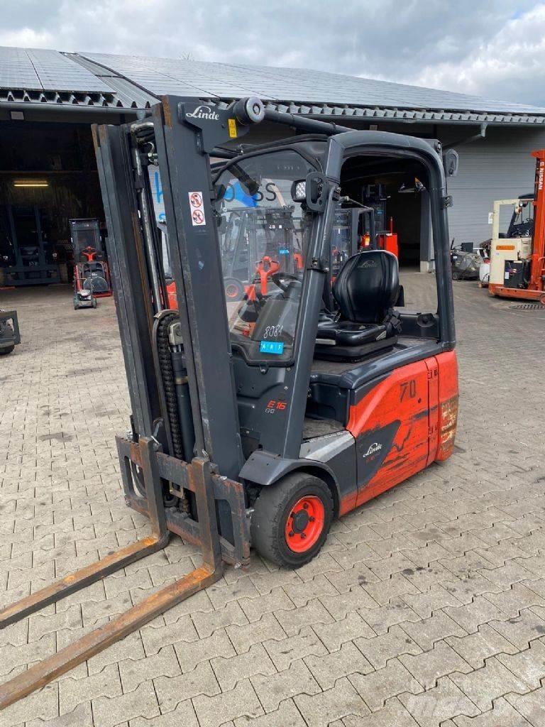 Linde E 16-02 Carretillas de horquilla eléctrica