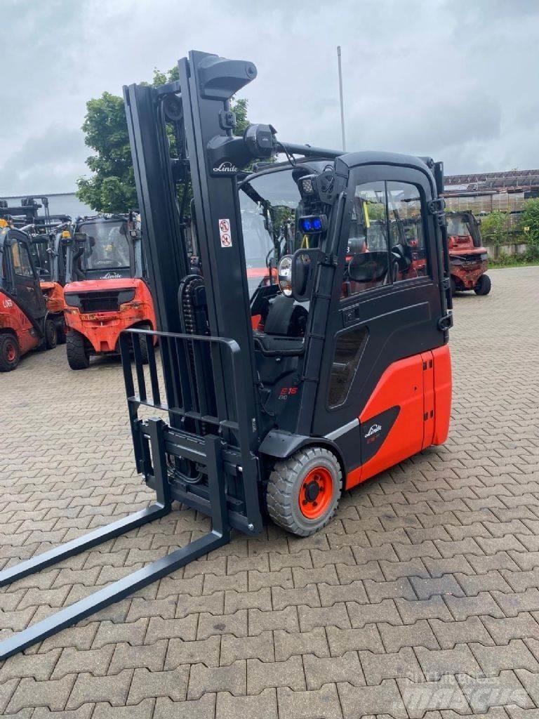 Linde E 16-02 Carretillas de horquilla eléctrica
