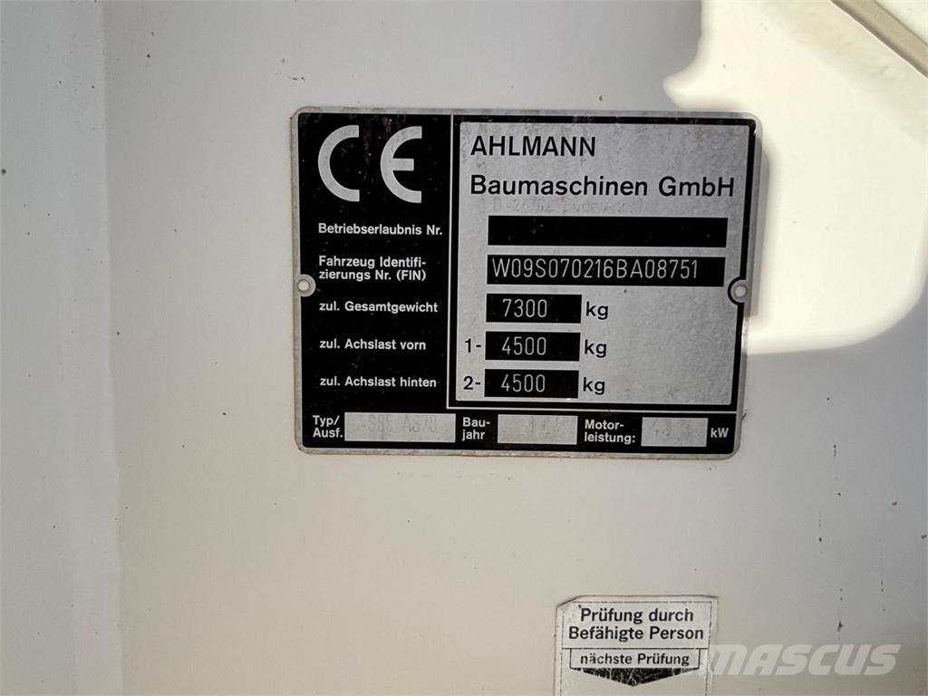 Ahlmann AS 70 Cargadoras sobre ruedas