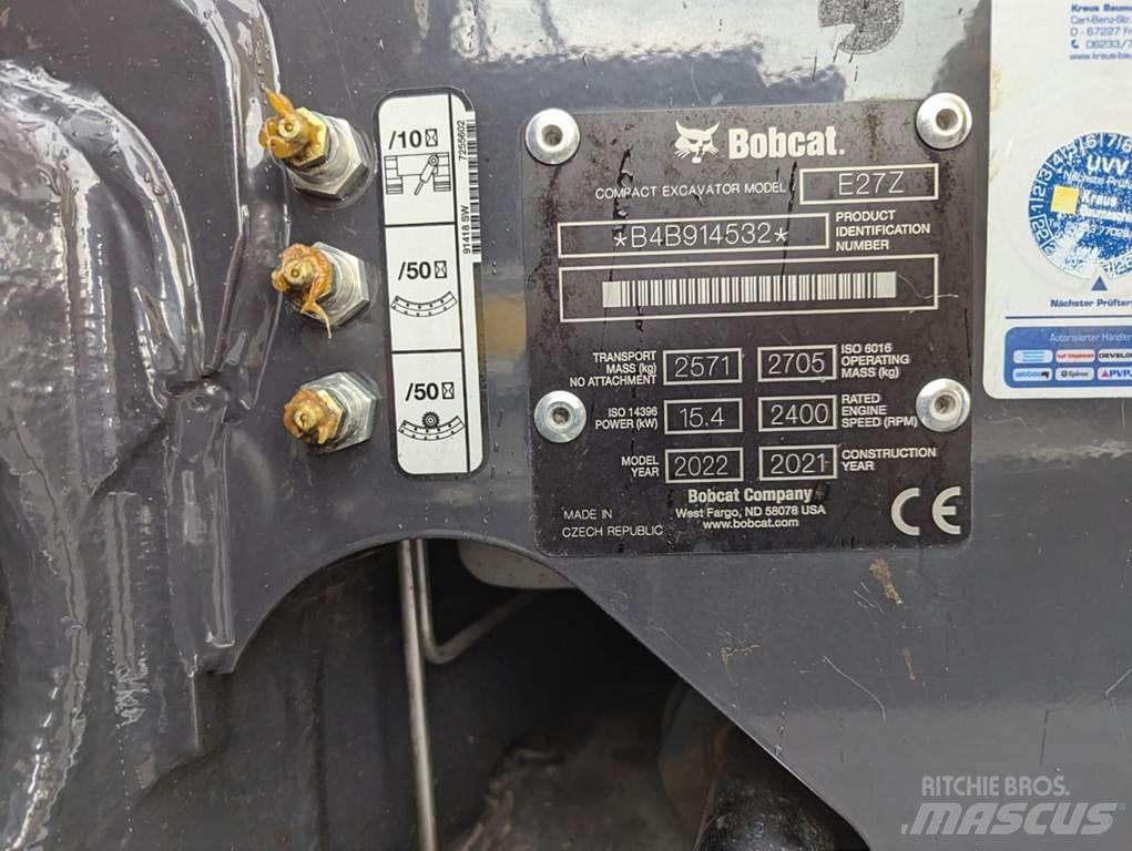 Bobcat E 27z Mini excavadoras < 7t