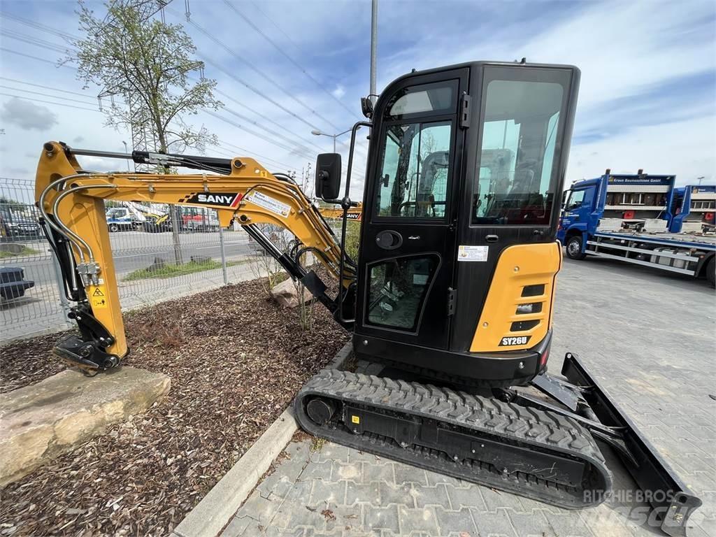 Sany SY26U Mini excavadoras < 7t
