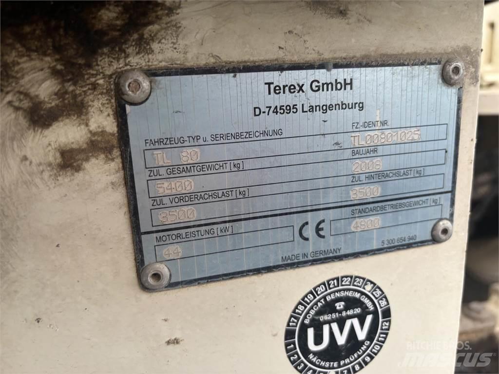 Terex TL 80 Cargadoras sobre ruedas