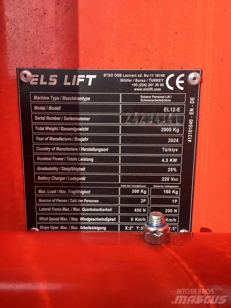 ELS LIFT EL12E Plataformas tijera