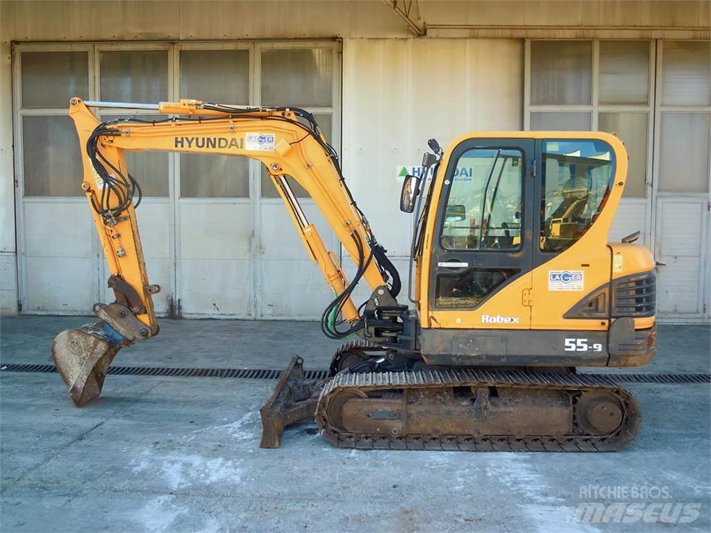 Hyundai R55-9 Mini excavadoras < 7t