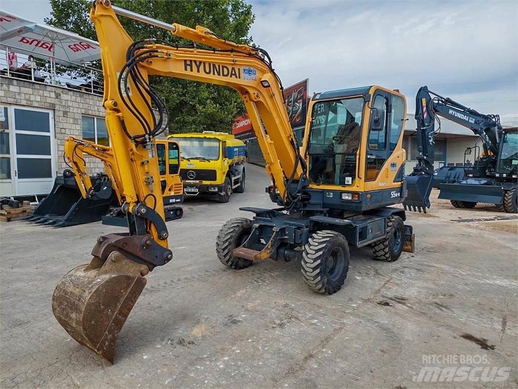 Hyundai R55W-9 Mini excavadoras < 7t