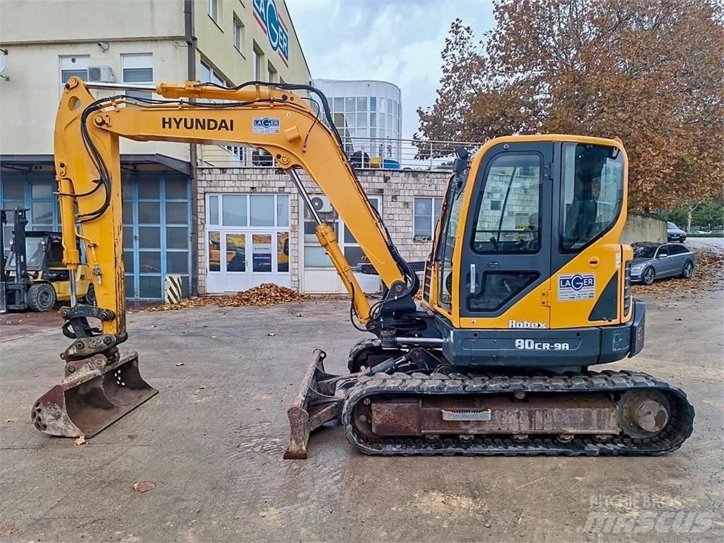 Hyundai R80CR-9A Mini excavadoras < 7t