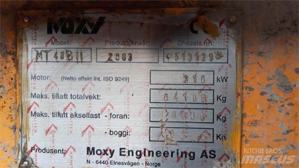 Moxy MT 40B Dúmpers articulados