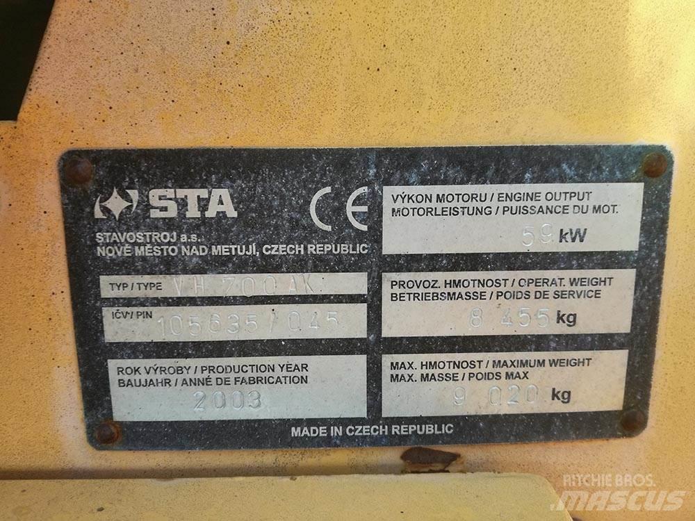Stavostroj STA VH 700 AK Rodillos de doble tambor