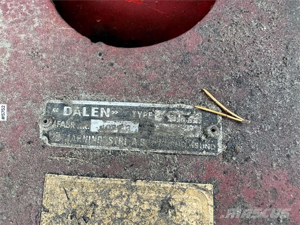 Dalen 1278 Láminas y cuñas quitanieves