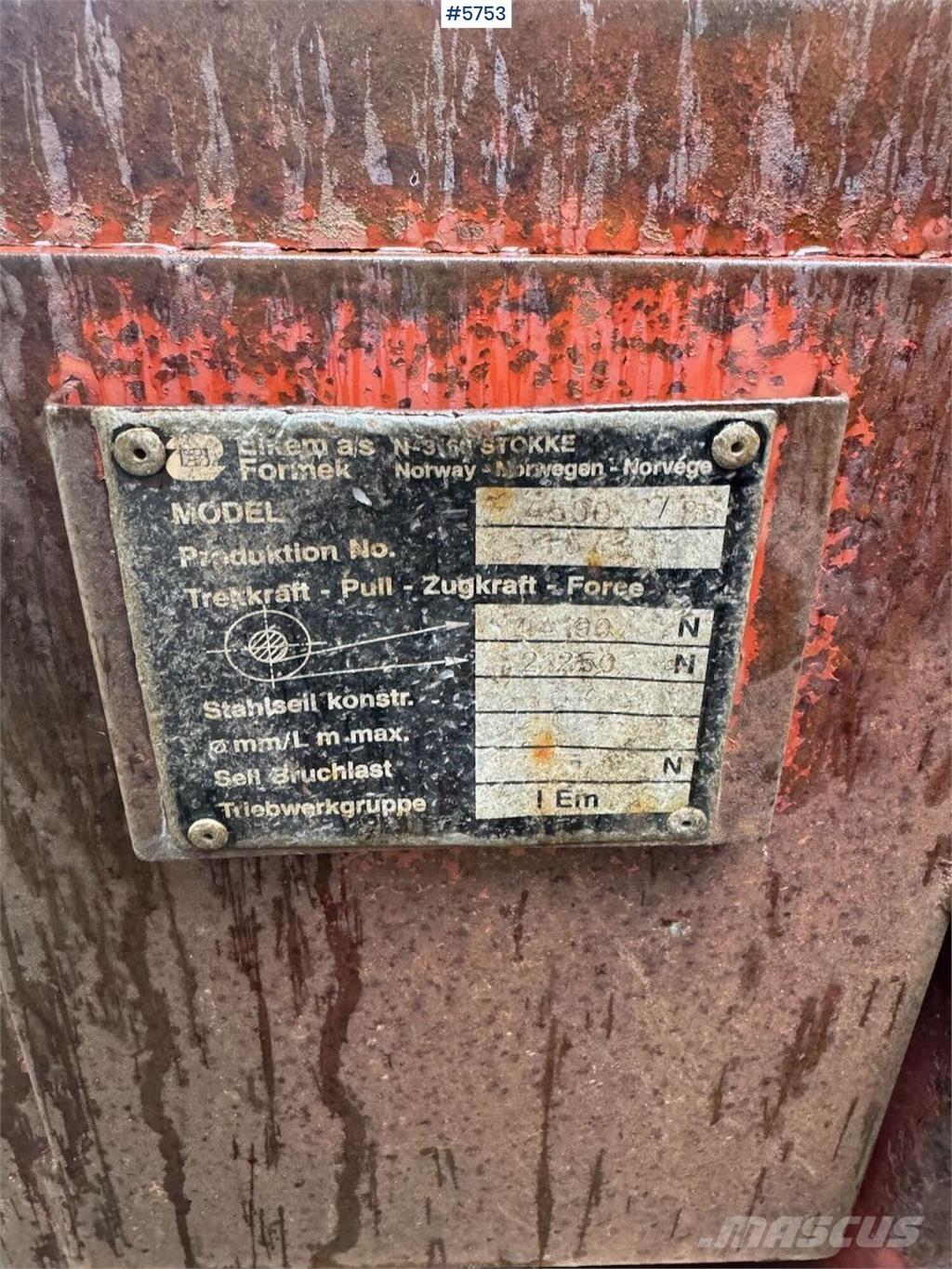  Formek 4500 Otros componentes