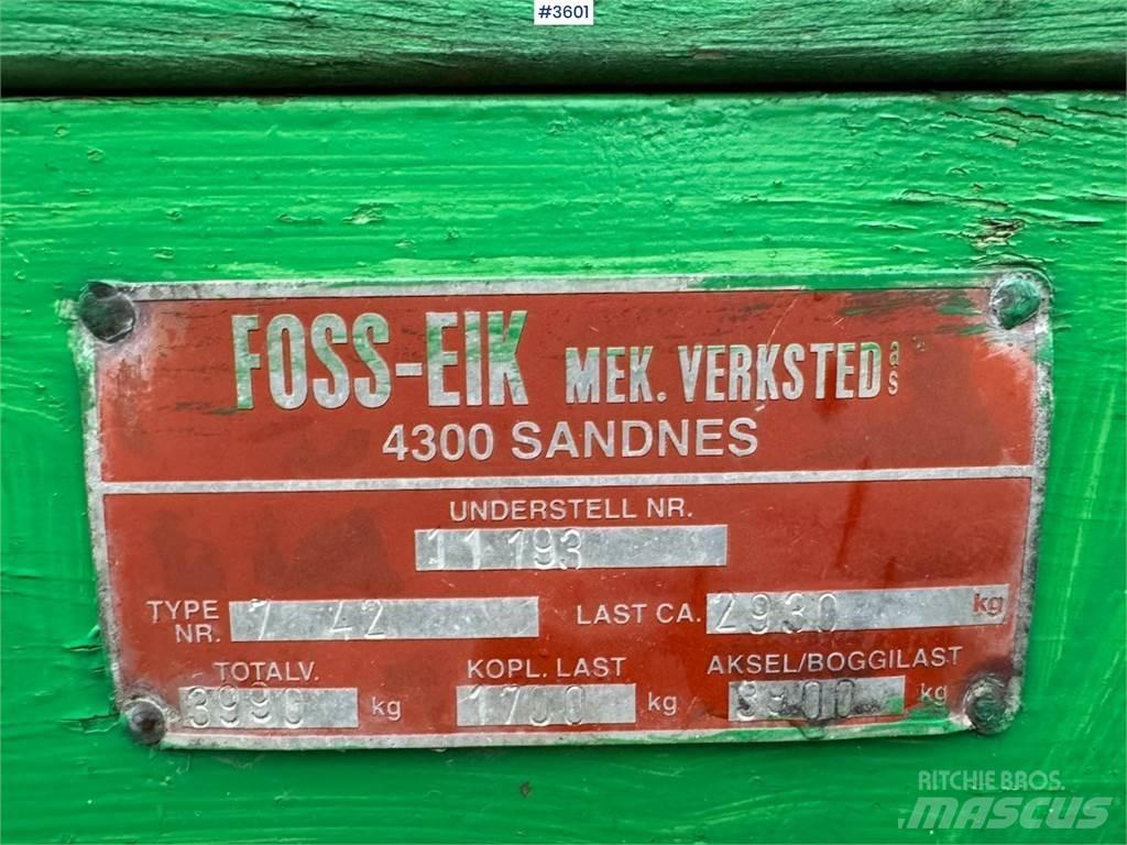 Foss-Eik 4T Remolque para grano