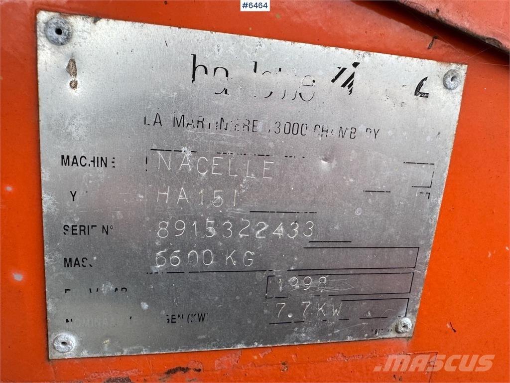 Haulotte HA 15 I Otras plataformas elevadoras