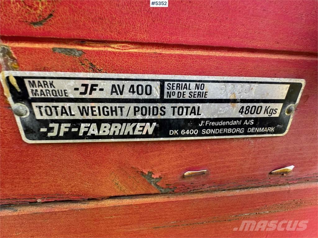 JF AV400N Otros equipos para cosecha