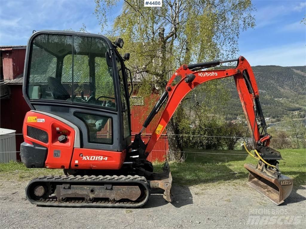 Kubota KX019 Excavadoras de cadenas