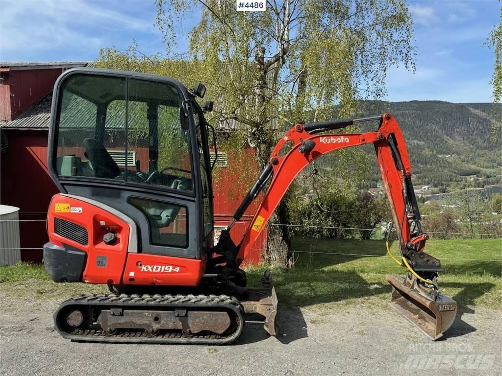 Kubota KX019 Excavadoras de cadenas