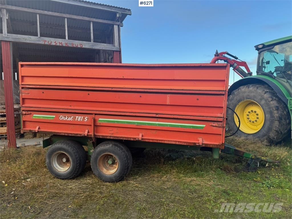 Orkel T81 S Remolque para grano