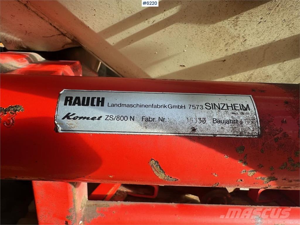 Rauch ZS800 Sembradoras