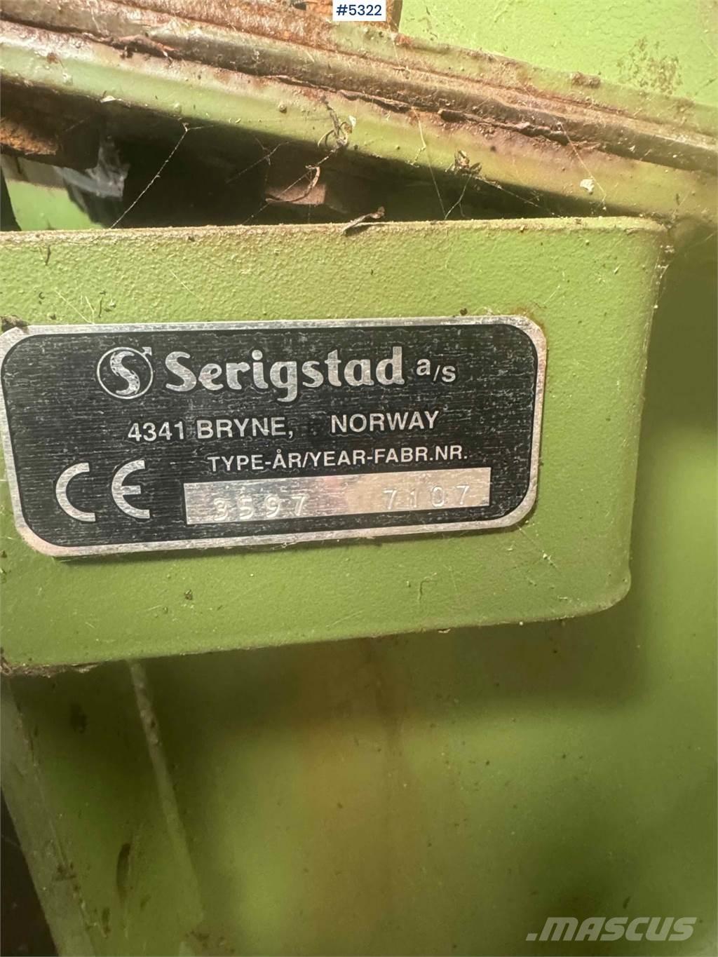  Serigstad FS 134 Otros equipos para cosecha