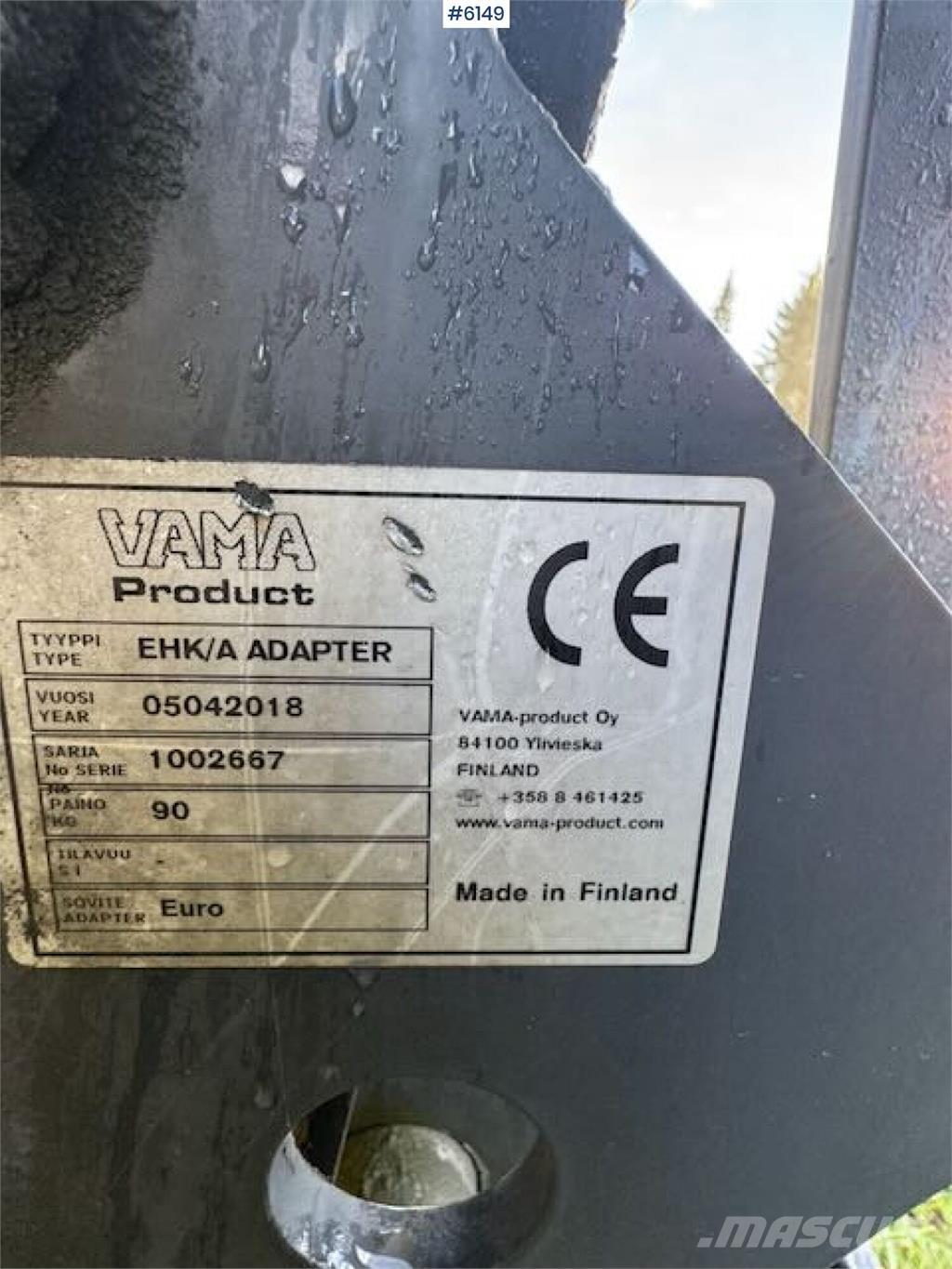 Vama Frontkost Pulverizadores arrastrados