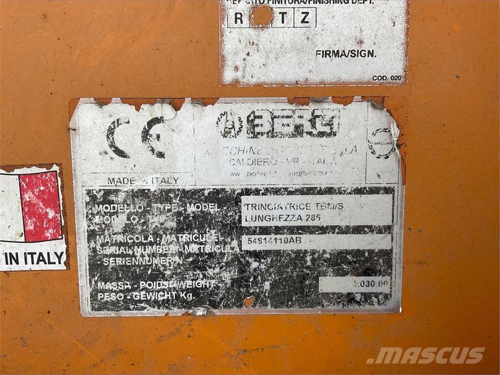 Berti Dual 285 Segadoras y cortadoras de hojas para pastos