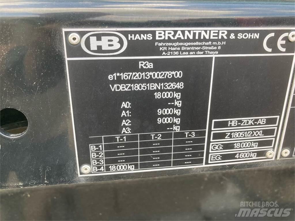 Brantner Z18051/2X Remolques volquete