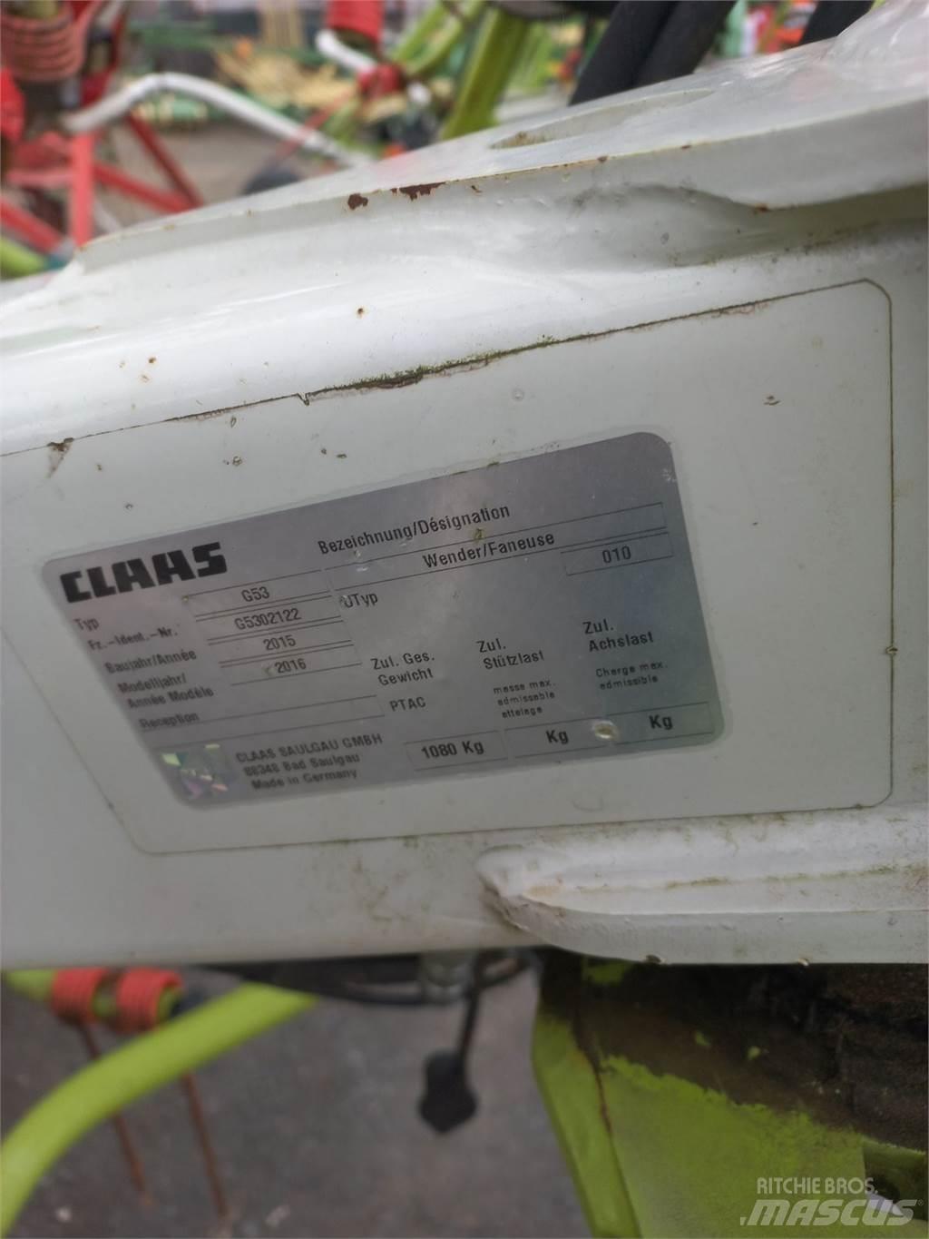CLAAS Volto 800 Rastrillos y henificadores