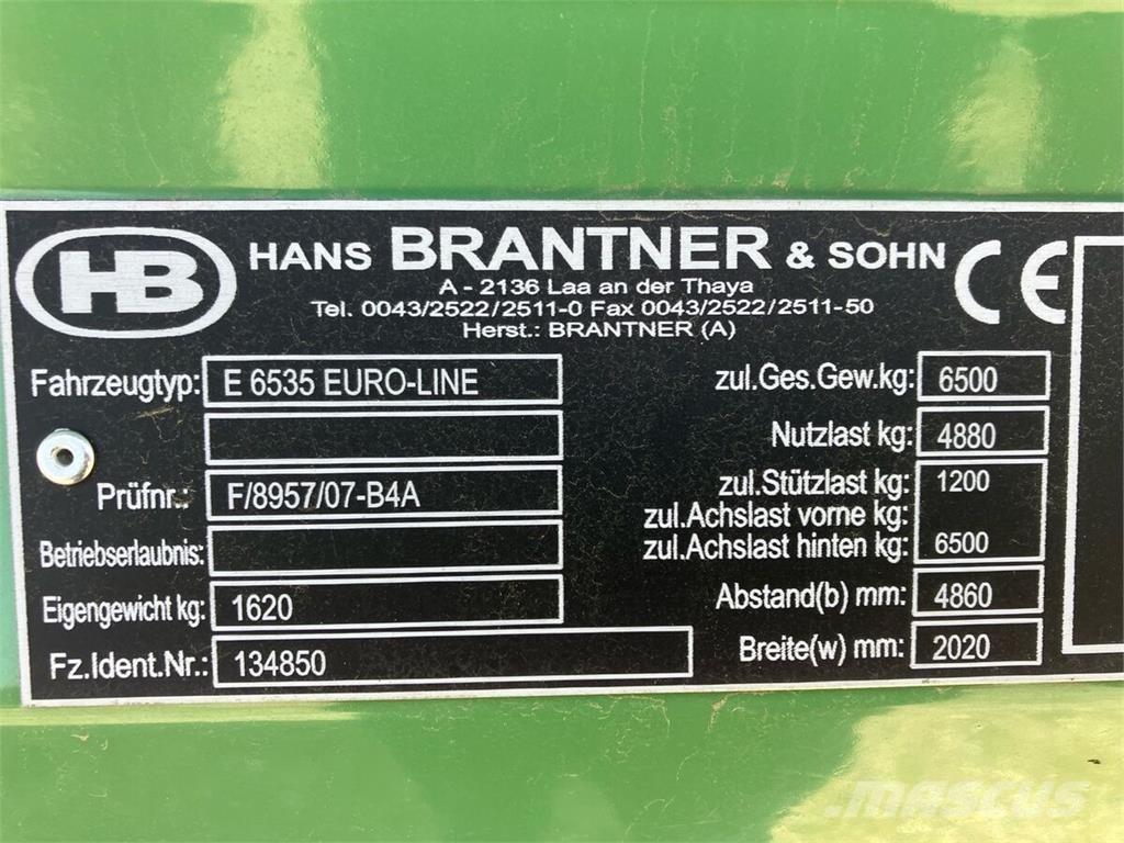  E 6535 Euro-Line Otros remolques