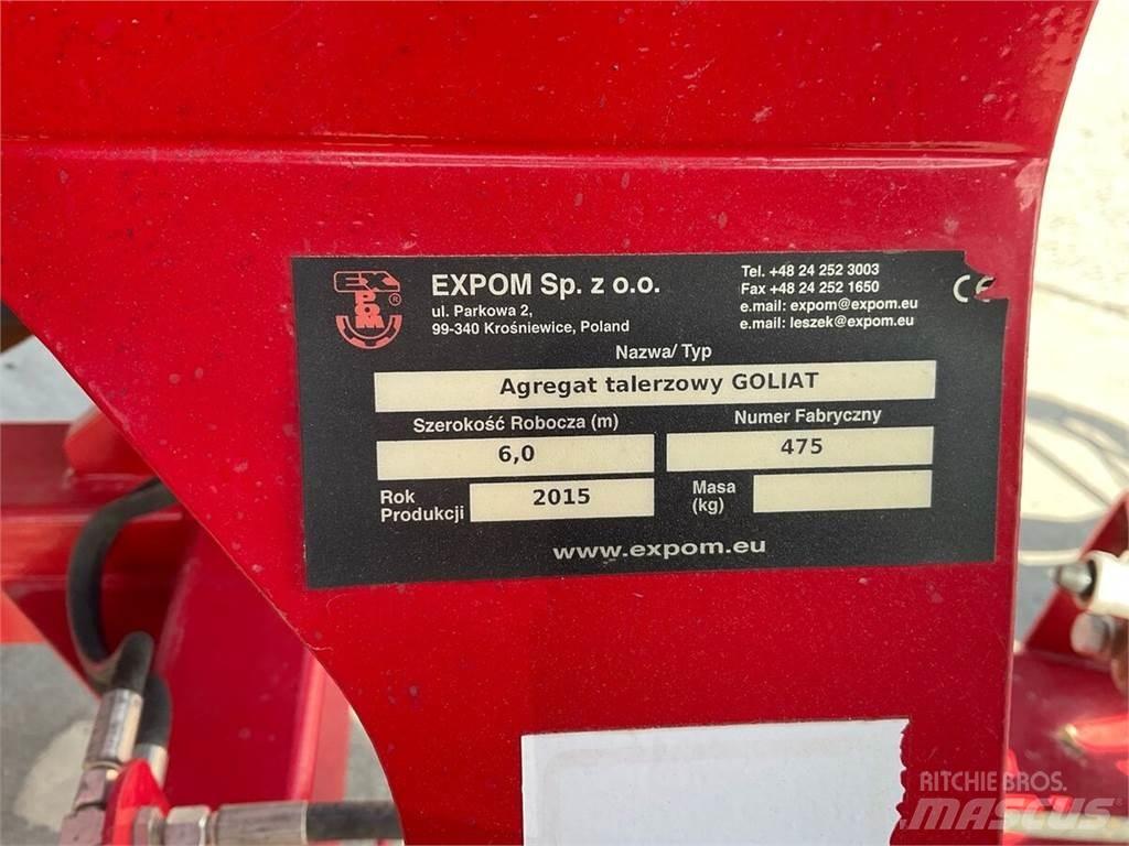Expom Goliat 6m Gradas de discos