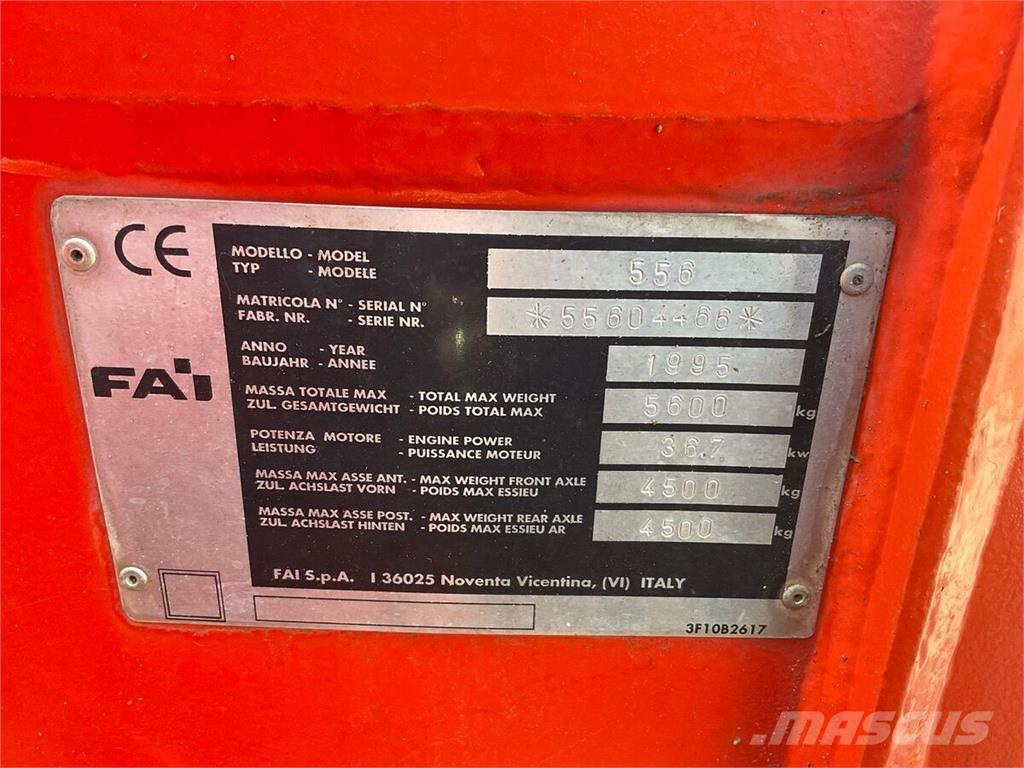 Fai 556 Palas cargadoras frontales