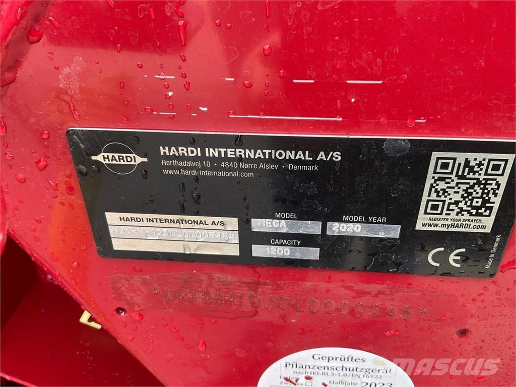 Hardi MEGA 1200 Pulverizadores arrastrados