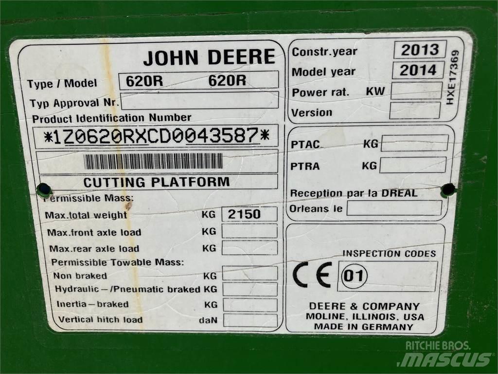 John Deere 620R Accesorios para cosechadoras combinadas