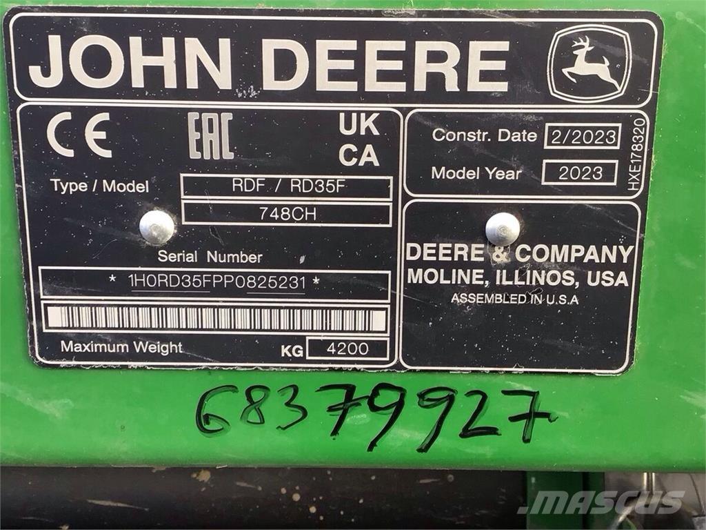 John Deere S 780 Cosechadoras combinadas