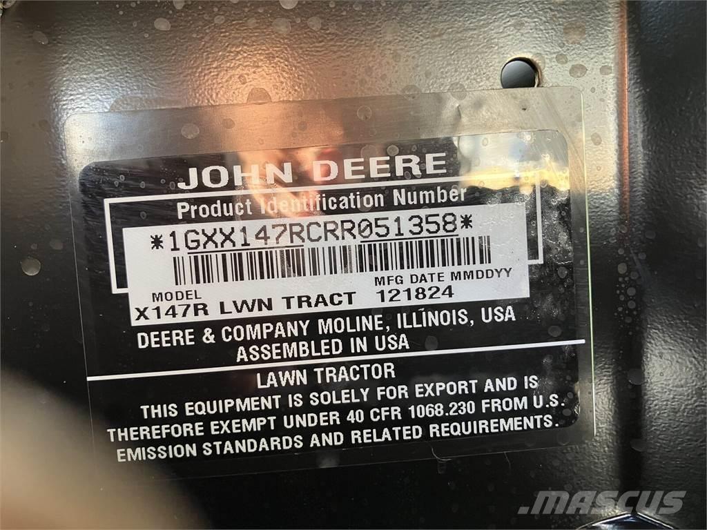 John Deere X 147R Jardinería - Otros