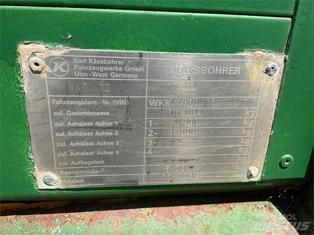 Kässbohrer VKD 12 Remolques volquete
