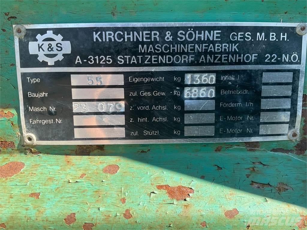 Kirchner T 55 Remolques esparcidores de estiércol