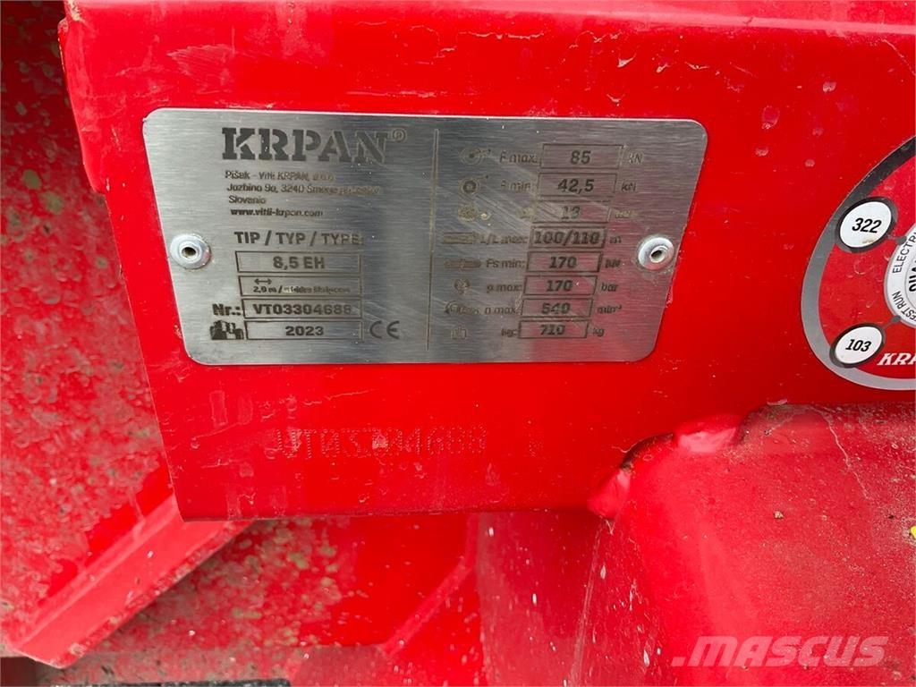 Krpan 8.5 EH Cabrestantes
