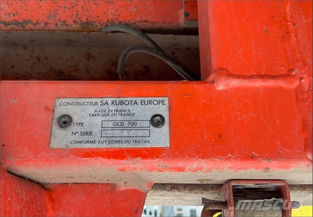 Kubota GCD 700 Jardinería - Otros