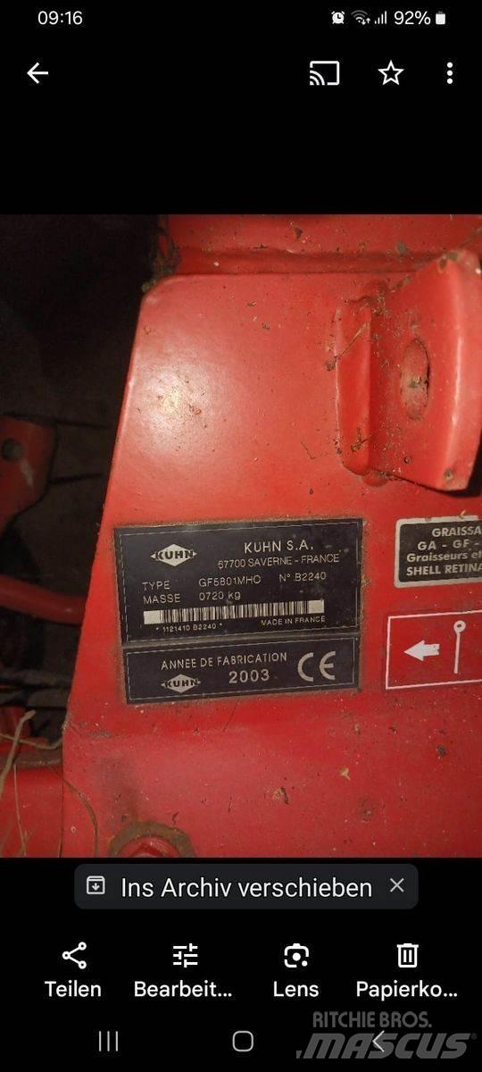Kuhn GF 5801 MHO Rastrillos y henificadores