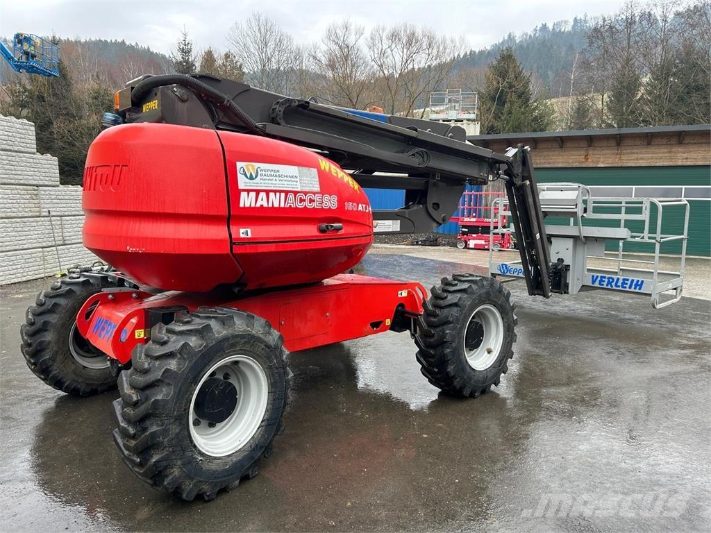 Manitou 160ATJ + Plataforma de trabajo articulada
